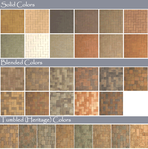 Pavers Colors Graphic